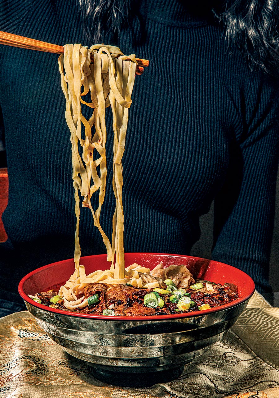 Beef Brisket Noodle Soup With Wontons from Yummy Yummy Noodles