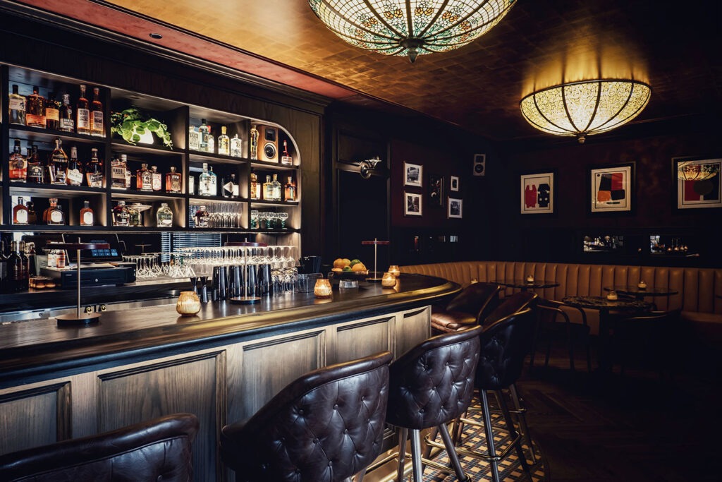 The bar at DJ’s Great Room