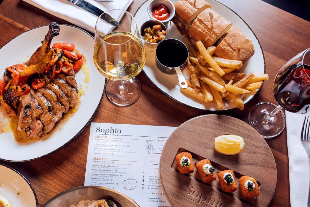 Food from Sophia Steak